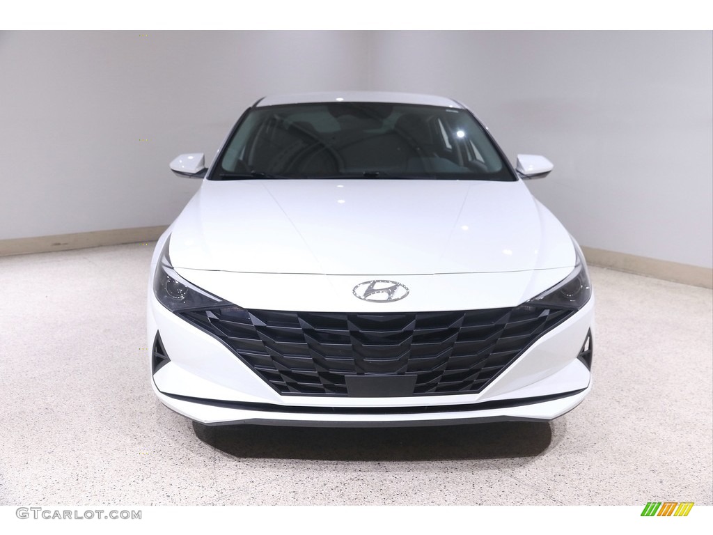 2021 Elantra SEL - Quartz White / Black photo #2