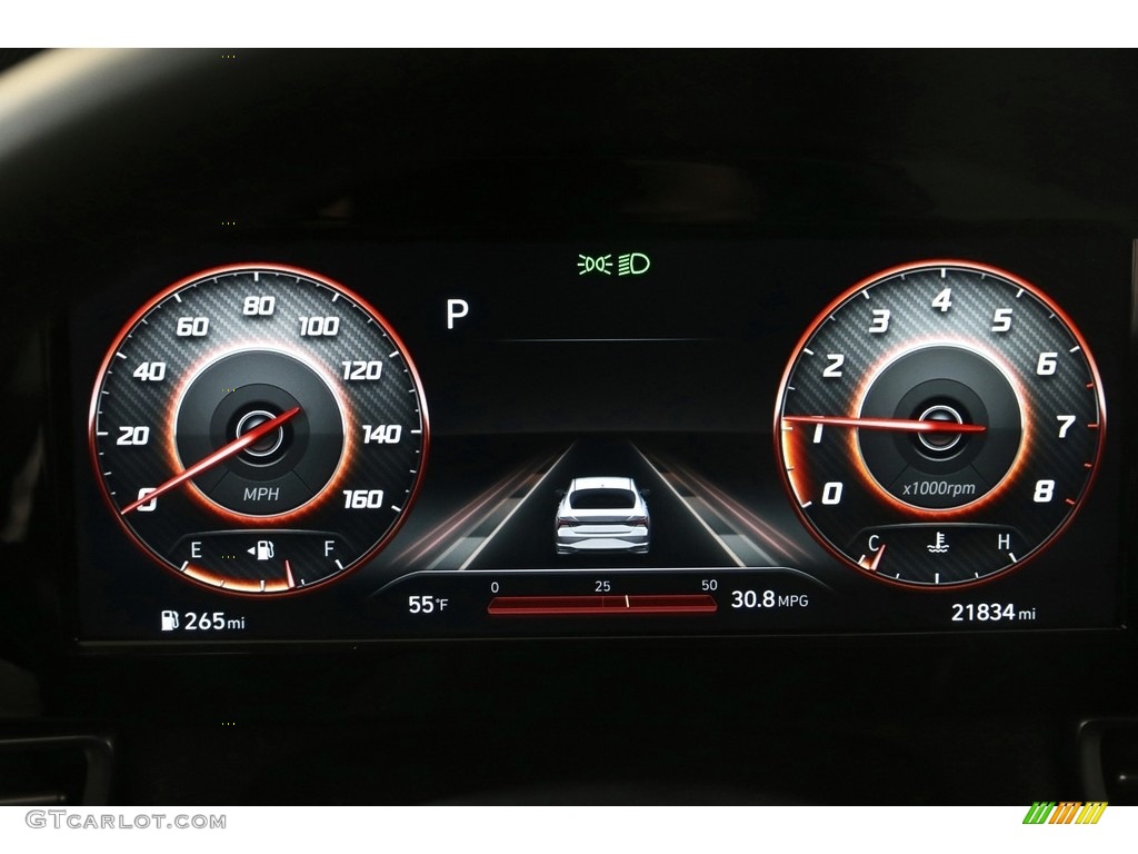 2021 Elantra SEL - Quartz White / Black photo #8