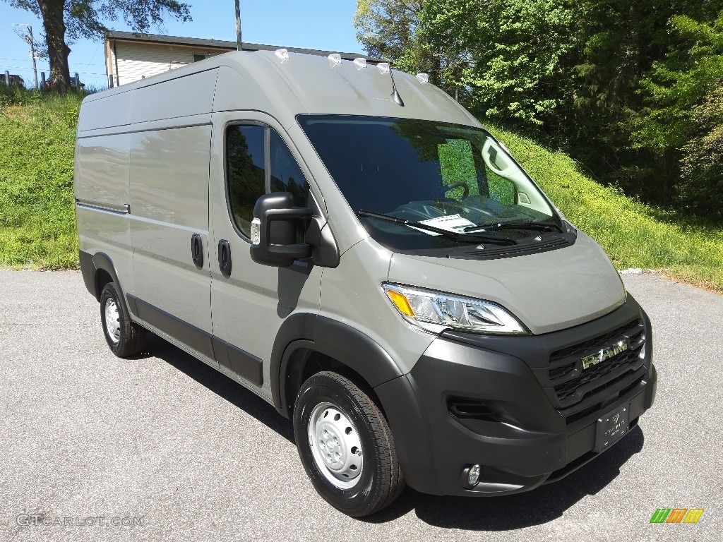 Ceramic Gray 2023 Ram ProMaster 2500 High Roof Cargo Van Exterior Photo #145969510