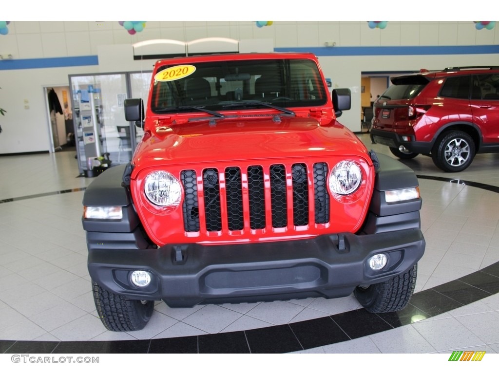 2020 Gladiator Sport 4x4 - Firecracker Red / Black photo #2