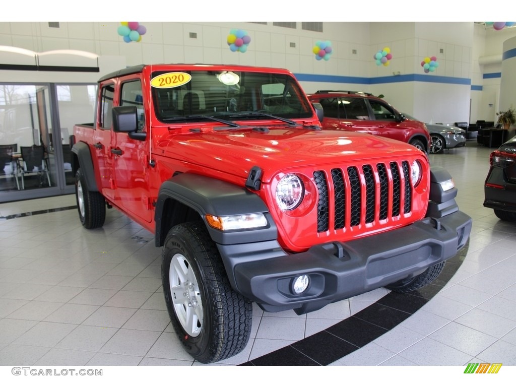 2020 Gladiator Sport 4x4 - Firecracker Red / Black photo #3