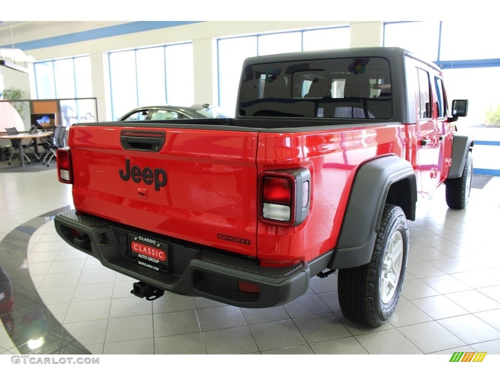 2020 Gladiator Sport 4x4 - Firecracker Red / Black photo #5