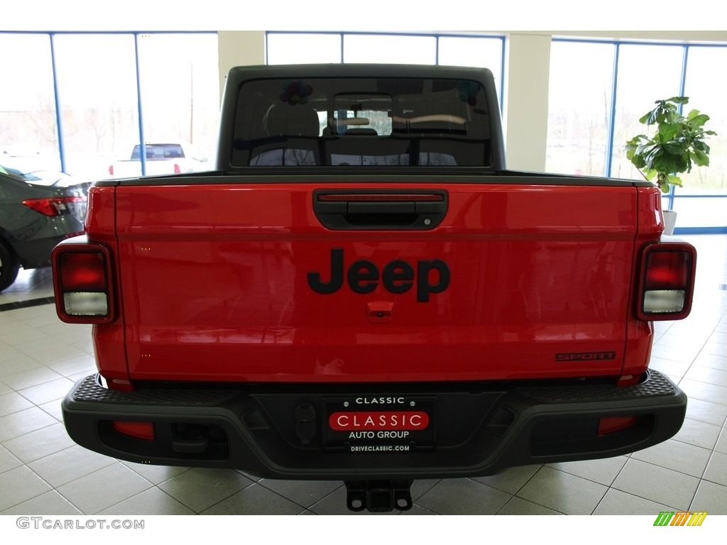 2020 Gladiator Sport 4x4 - Firecracker Red / Black photo #6