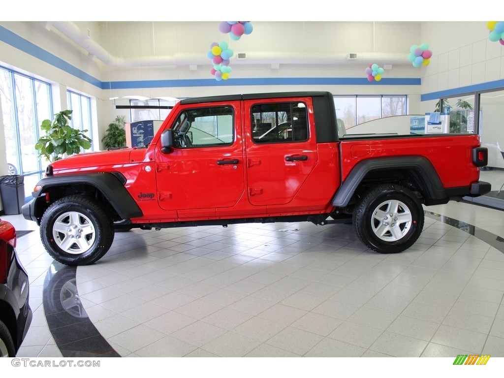2020 Gladiator Sport 4x4 - Firecracker Red / Black photo #9