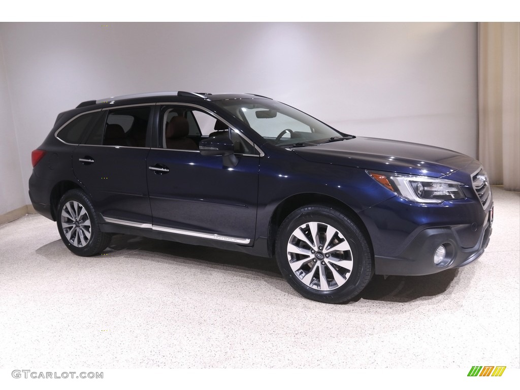 2018 Outback 3.6R Touring - Dark Blue Pearl / Java Brown photo #1