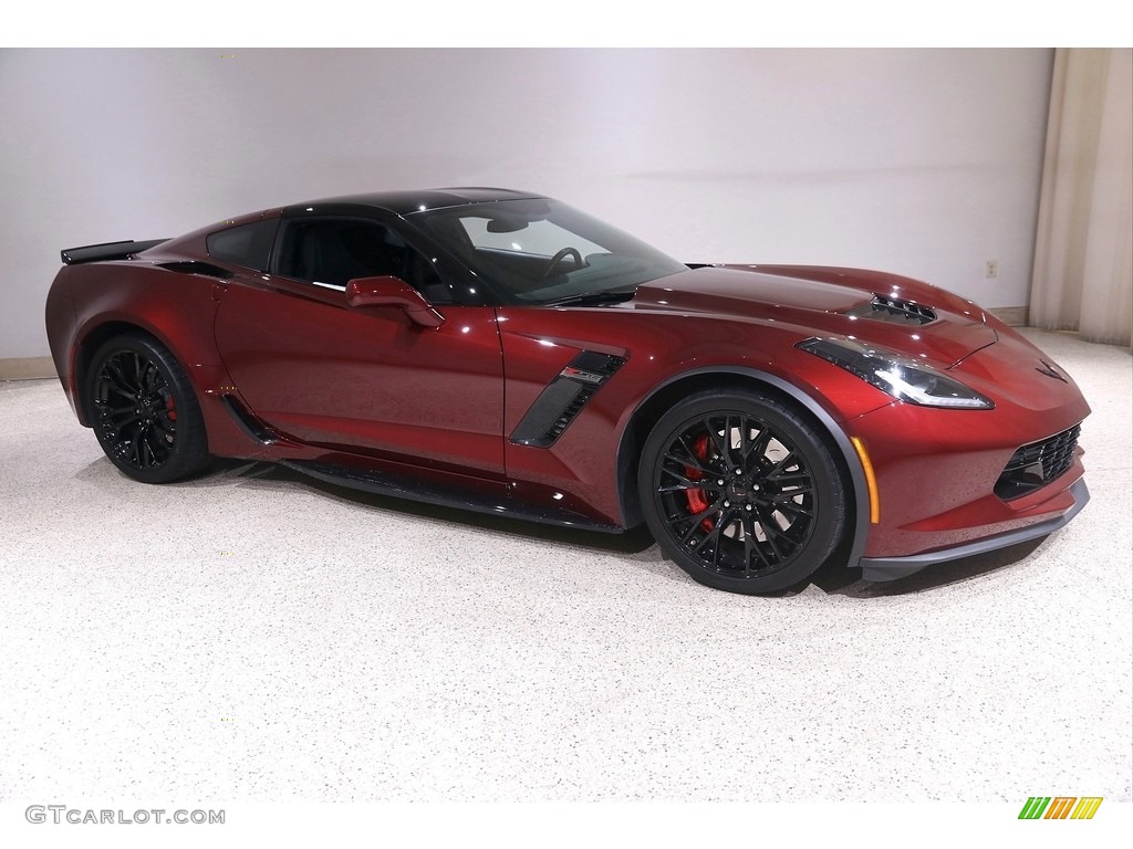 2017 Corvette Z06 Coupe - Long Beach Red Metallic Tintcoat / Jet Black photo #1