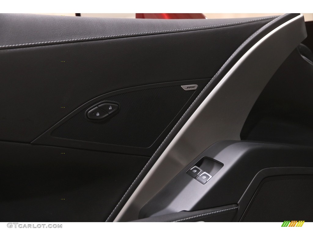 2017 Chevrolet Corvette Z06 Coupe Jet Black Door Panel Photo #145970711