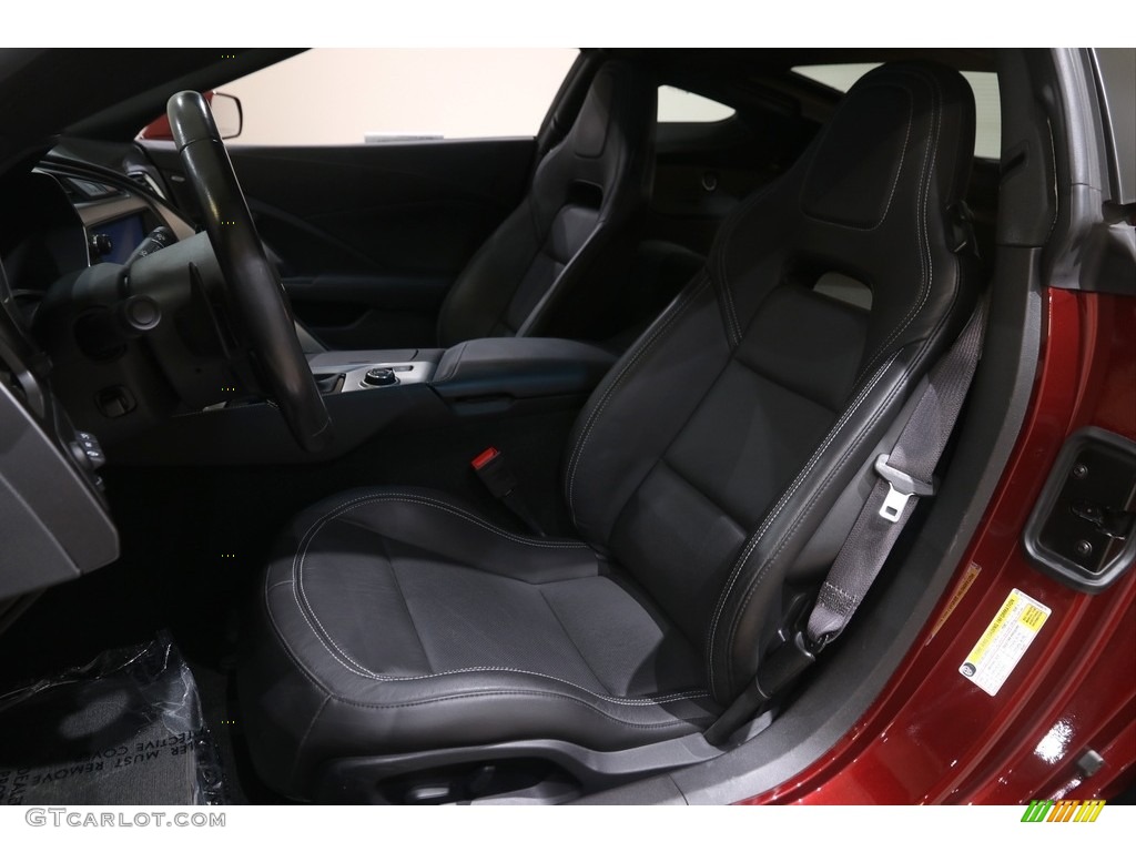 Jet Black Interior 2017 Chevrolet Corvette Z06 Coupe Photo #145970735