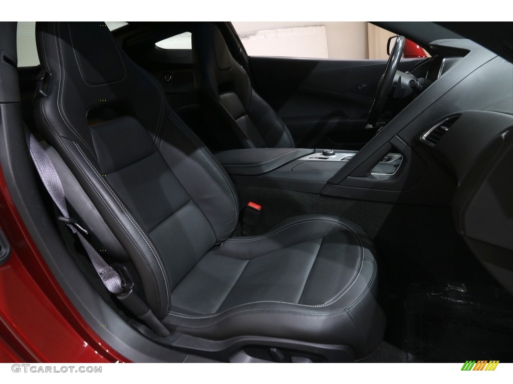 Jet Black Interior 2017 Chevrolet Corvette Z06 Coupe Photo #145971059