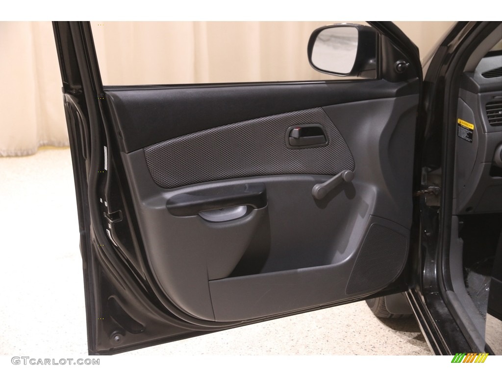 2011 Rio LX - Midnight Black / Gray photo #4