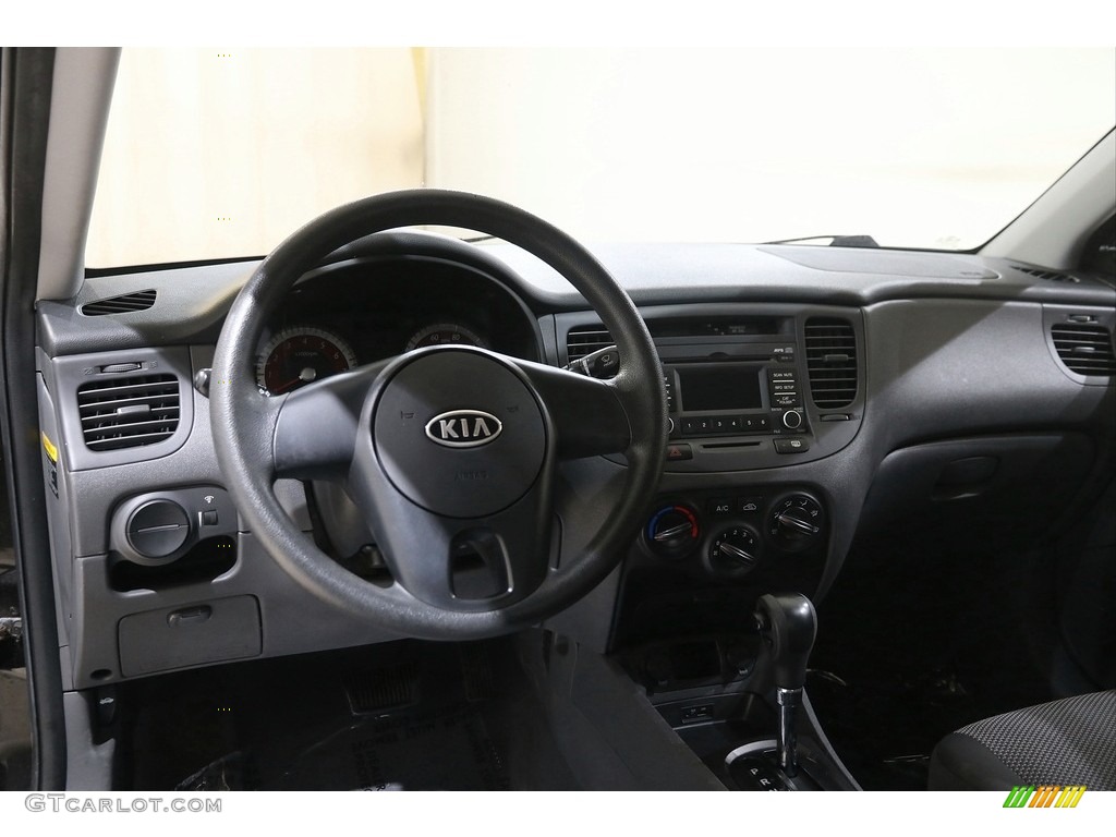 2011 Rio LX - Midnight Black / Gray photo #6
