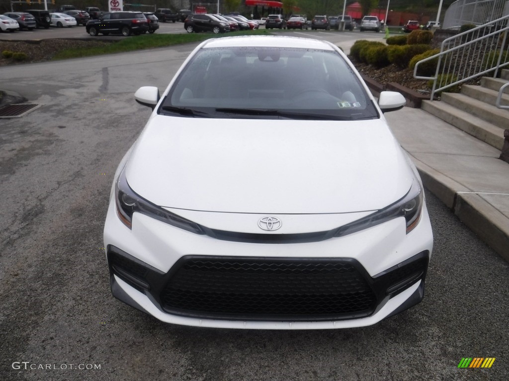 2020 Corolla SE - Super White / Light Gray photo #10