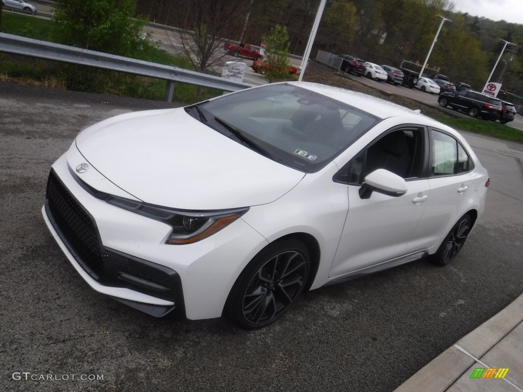 2020 Corolla SE - Super White / Light Gray photo #11