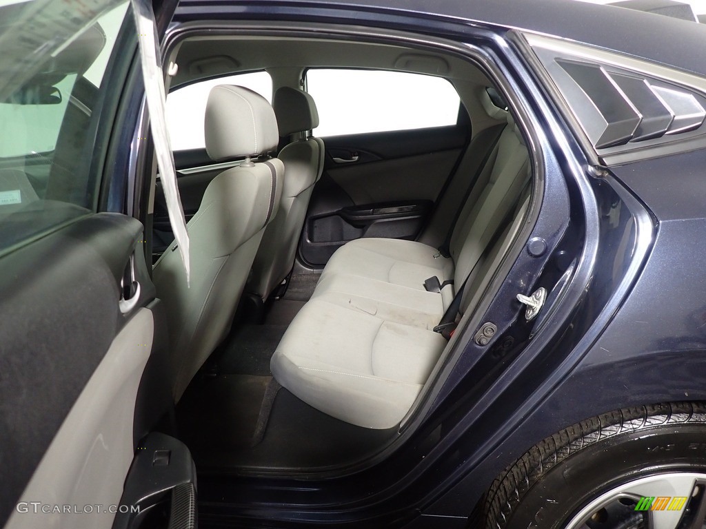 2019 Civic LX Sedan - Cosmic Blue Metallic / Black/Ivory photo #32