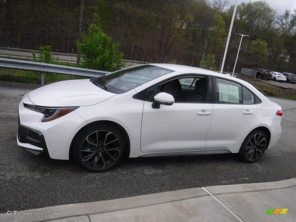 2020 Corolla SE - Super White / Light Gray photo #12