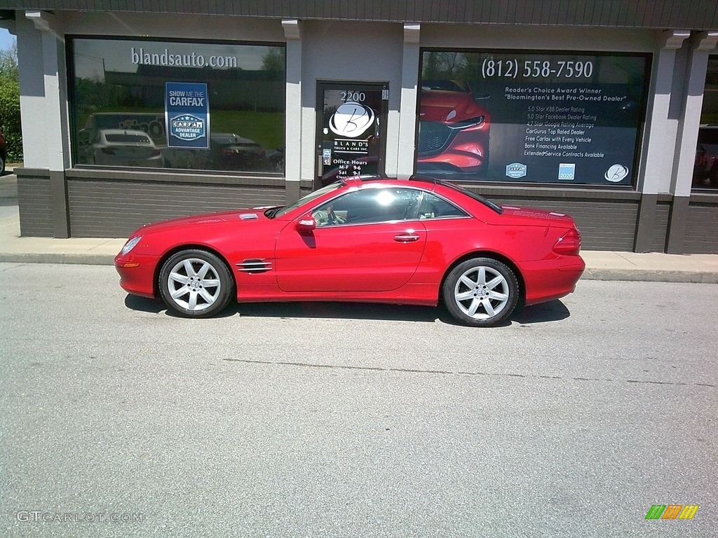 2005 SL 500 Roadster - Mars Red / Ash photo #1