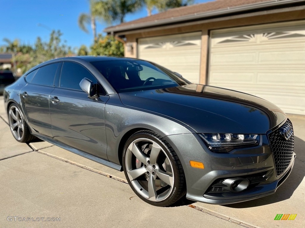 Daytona Gray Metallic 2016 Audi S7 4.0 TFSI quattro Exterior Photo #145972760
