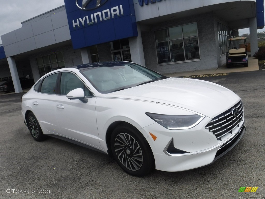 2022 Sonata Limited Hybrid - Hyper White / Gray photo #1