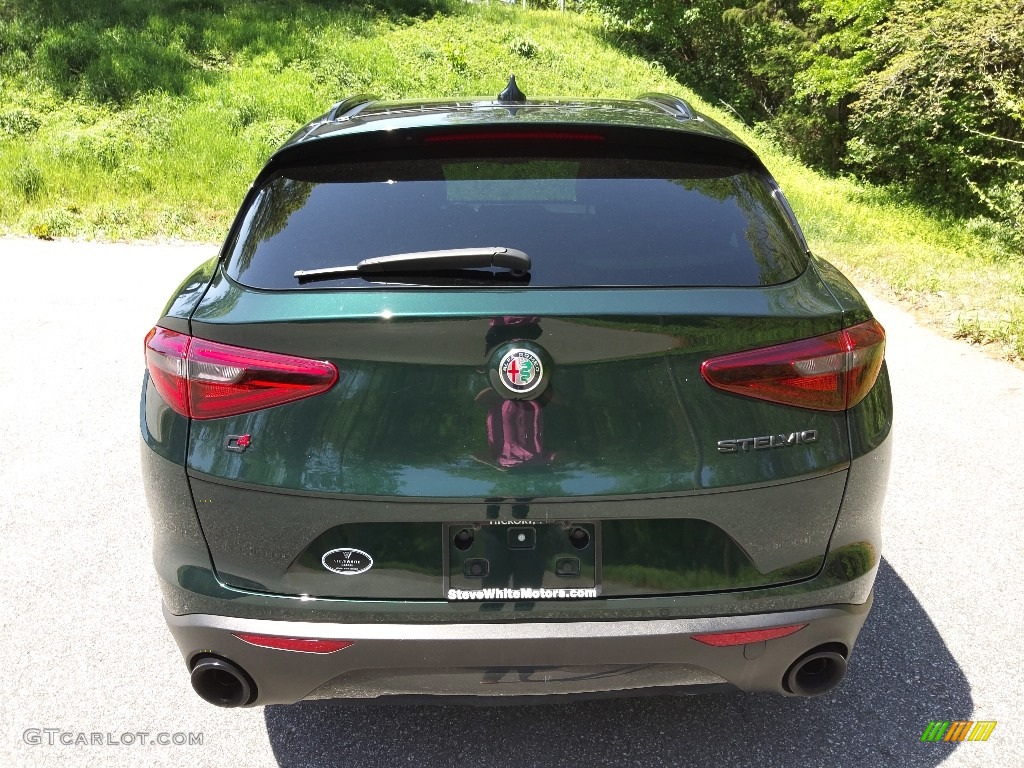 2020 Stelvio AWD - Verde Visconti Metallic / Black/Chocolate photo #7