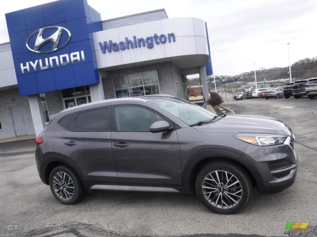 2020 Tucson SEL AWD - Magnetic Force Metallic / Black photo #2