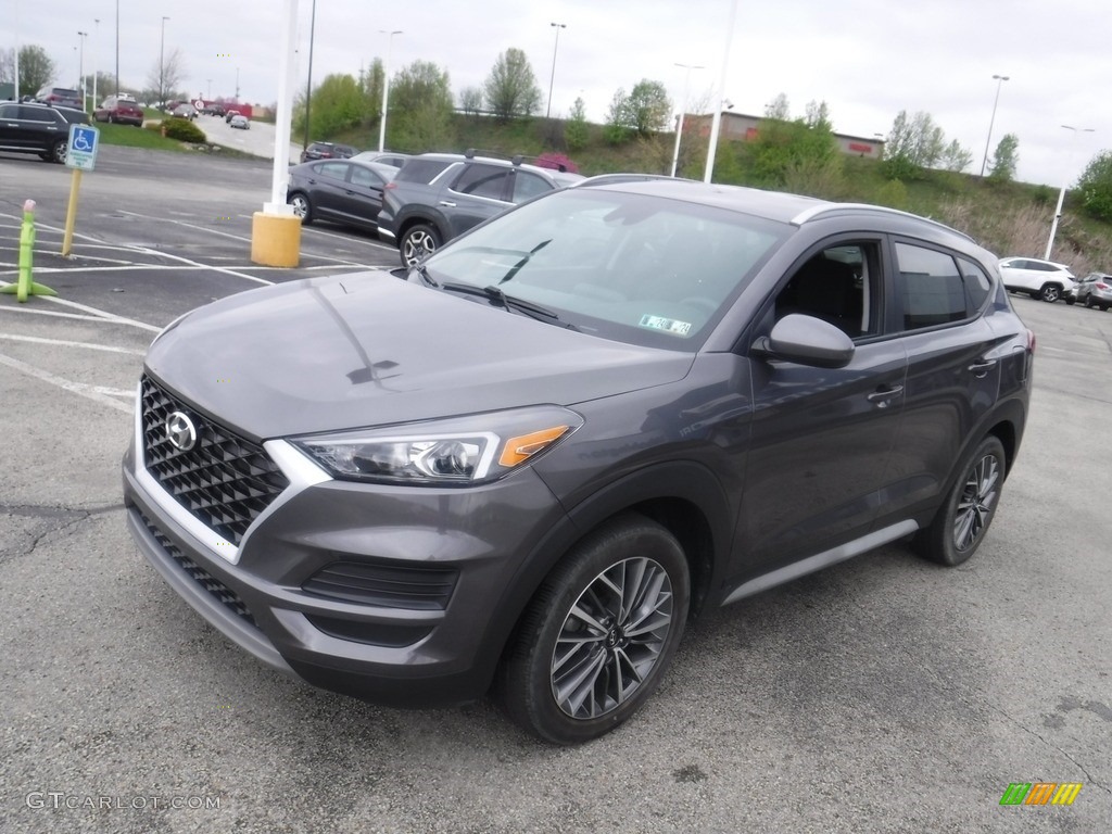 2020 Tucson SEL AWD - Magnetic Force Metallic / Black photo #5