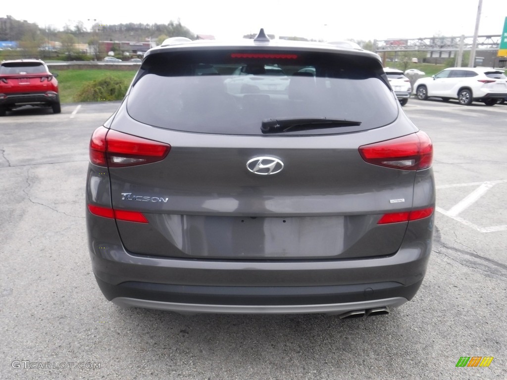 2020 Tucson SEL AWD - Magnetic Force Metallic / Black photo #8