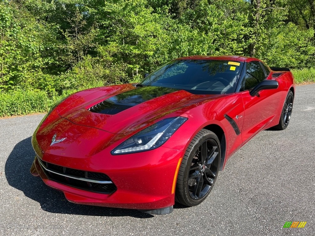 2014 Corvette Stingray Coupe Z51 - Crystal Red Tintcoat / Kalahari photo #3