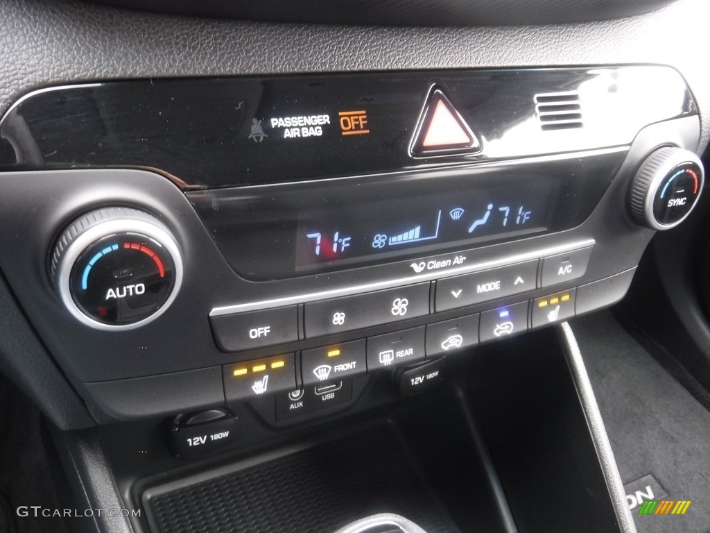 2020 Tucson SEL AWD - Magnetic Force Metallic / Black photo #17
