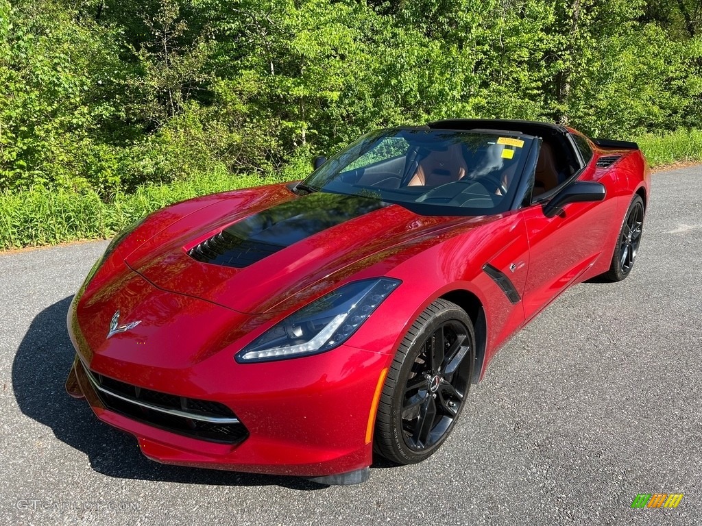 2014 Corvette Stingray Coupe Z51 - Crystal Red Tintcoat / Kalahari photo #4