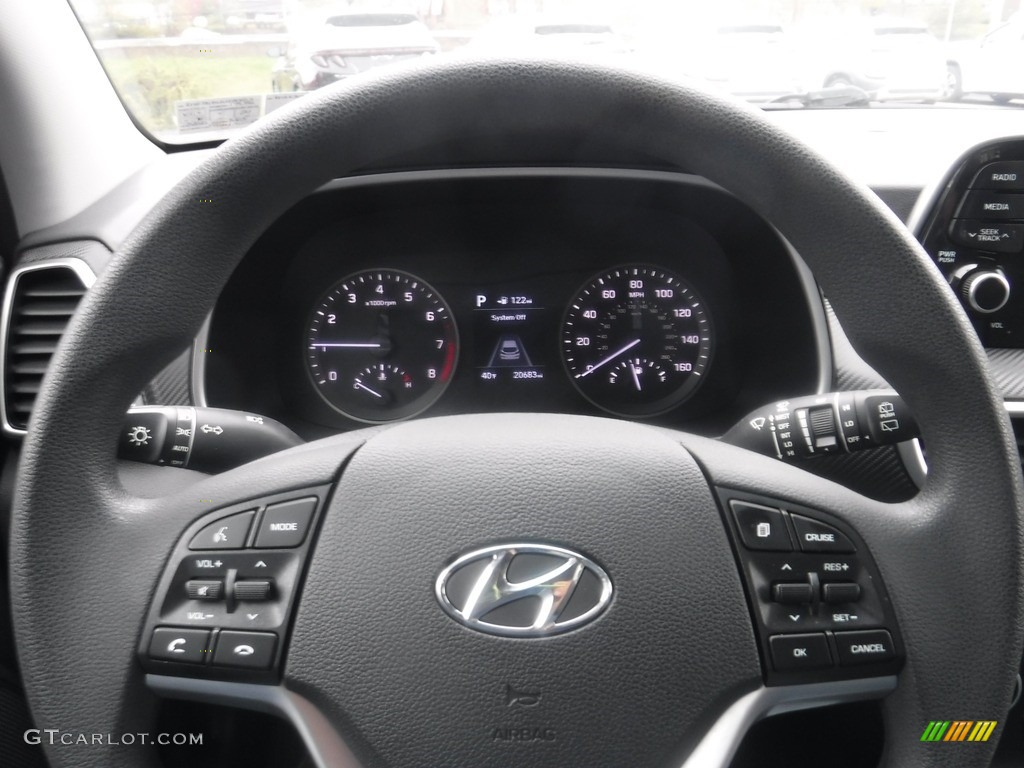 2020 Tucson SEL AWD - Magnetic Force Metallic / Black photo #26