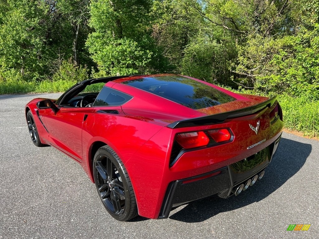 2014 Corvette Stingray Coupe Z51 - Crystal Red Tintcoat / Kalahari photo #12