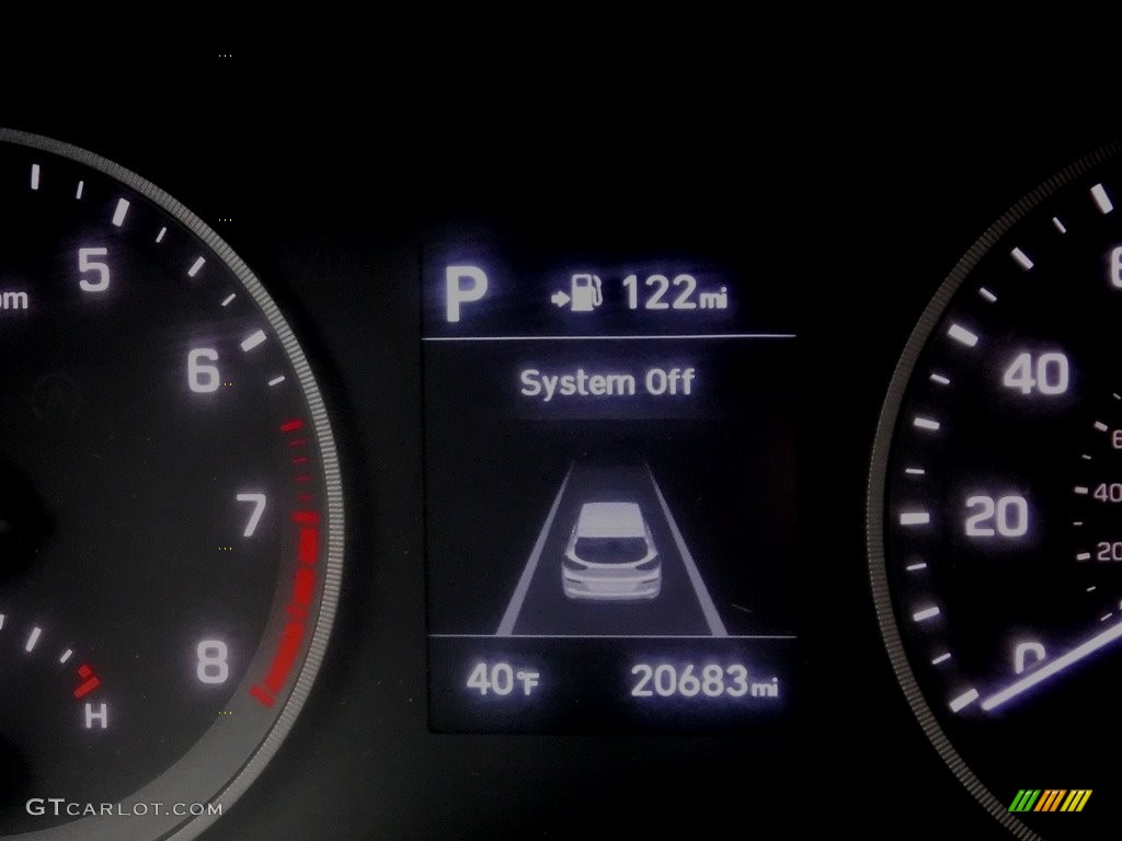 2020 Tucson SEL AWD - Magnetic Force Metallic / Black photo #37