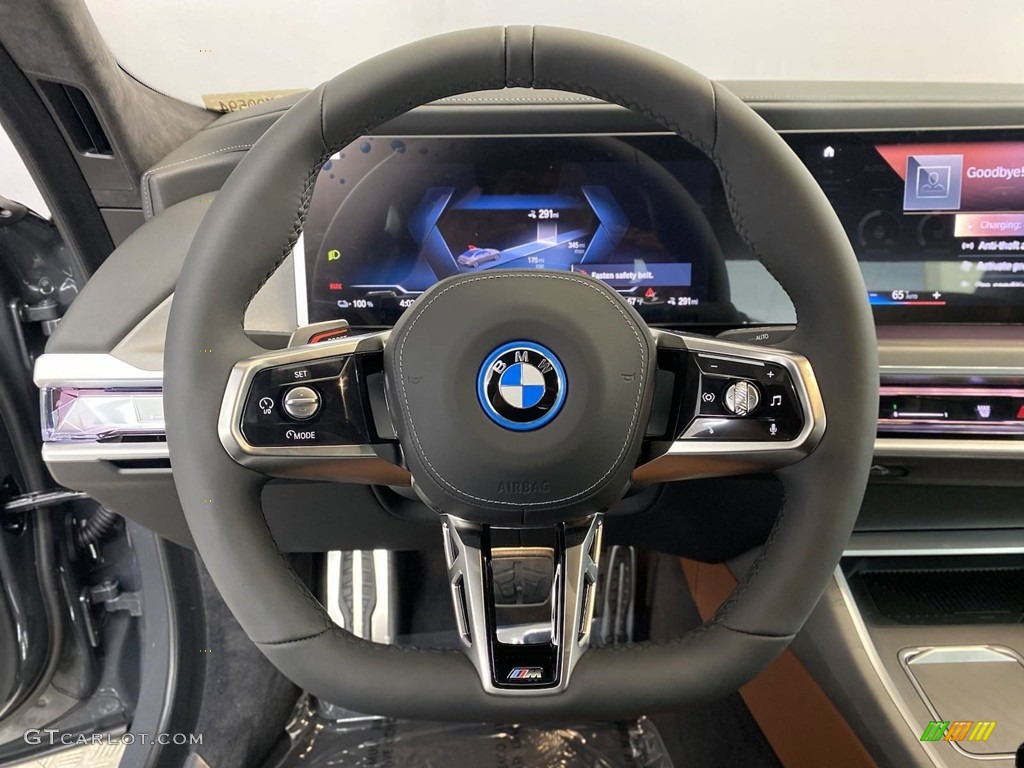 2023 BMW i7 Series xDrive60 Tartufo Steering Wheel Photo #145975448