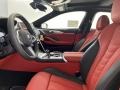 2023 BMW 8 Series Fiona Red/Black Interior Front Seat Photo