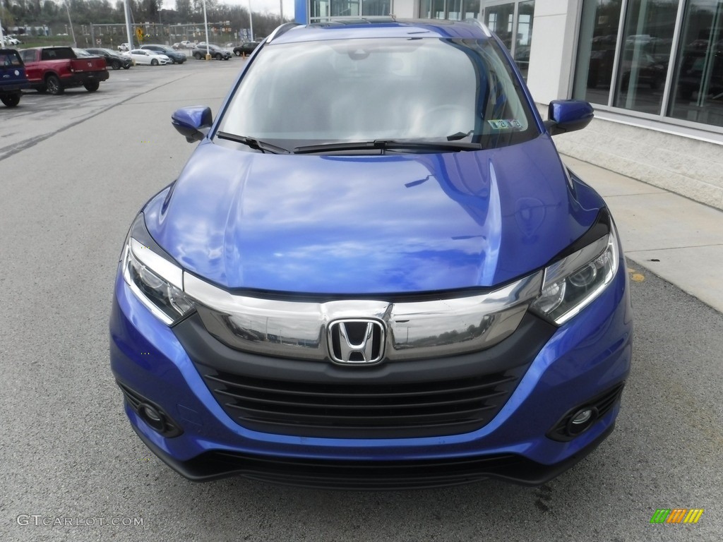 2020 HR-V EX AWD - Aegean Blue Metallic / Black photo #5