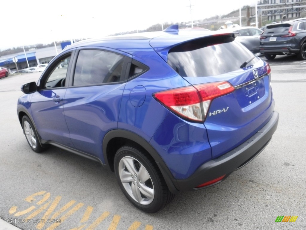 2020 HR-V EX AWD - Aegean Blue Metallic / Black photo #8