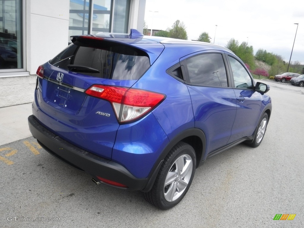 2020 HR-V EX AWD - Aegean Blue Metallic / Black photo #10