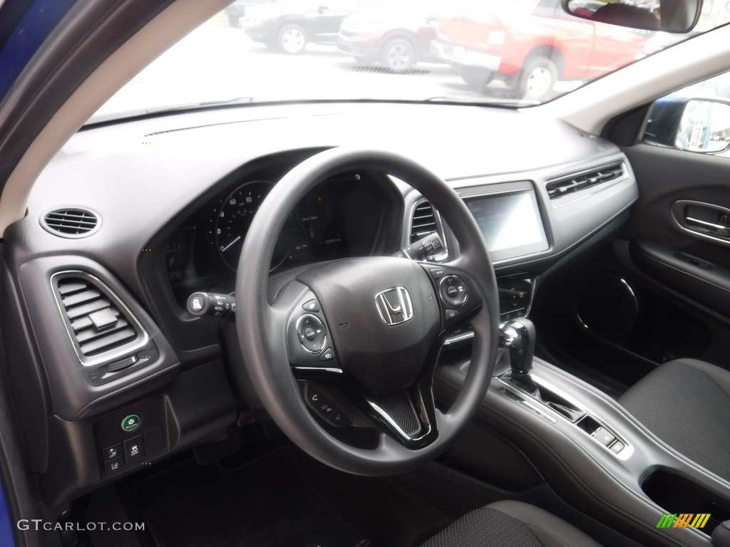 2020 HR-V EX AWD - Aegean Blue Metallic / Black photo #13