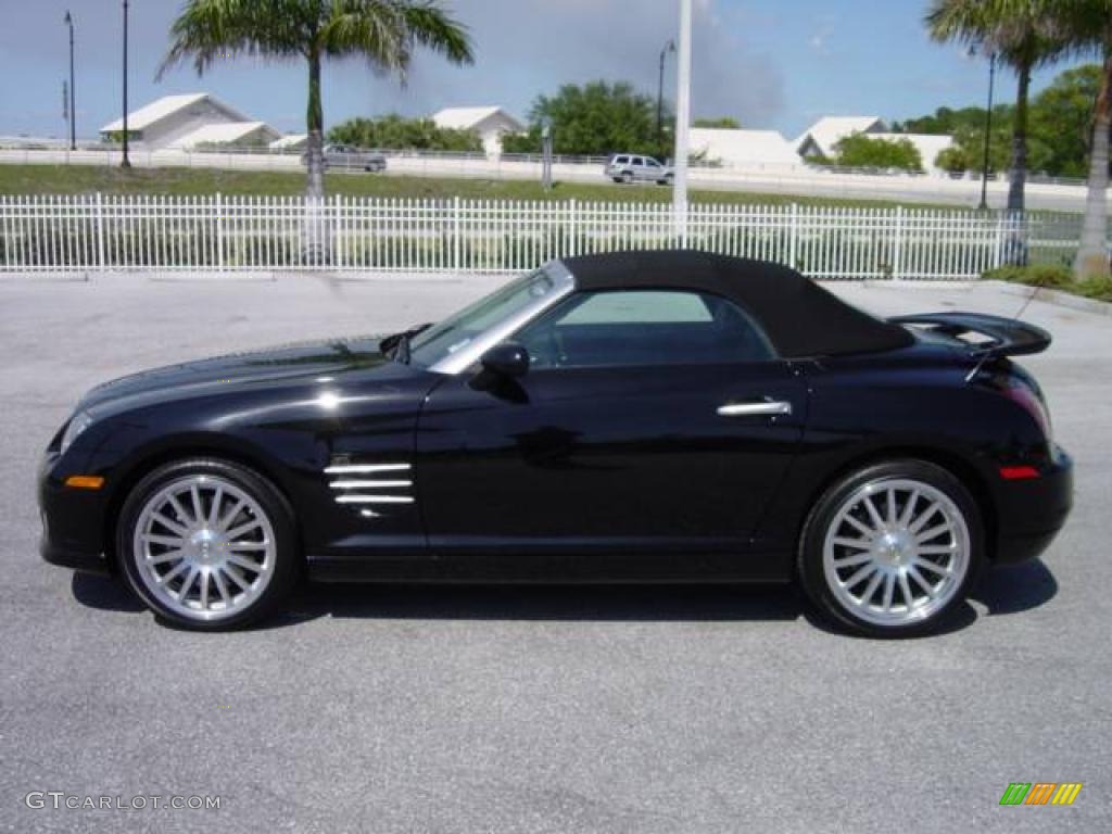 2005 Crossfire SRT-6 Roadster - Black / Dark Slate Grey photo #3
