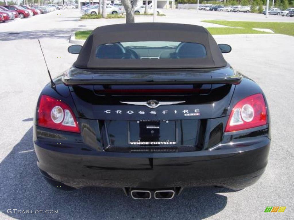 2005 Crossfire SRT-6 Roadster - Black / Dark Slate Grey photo #5