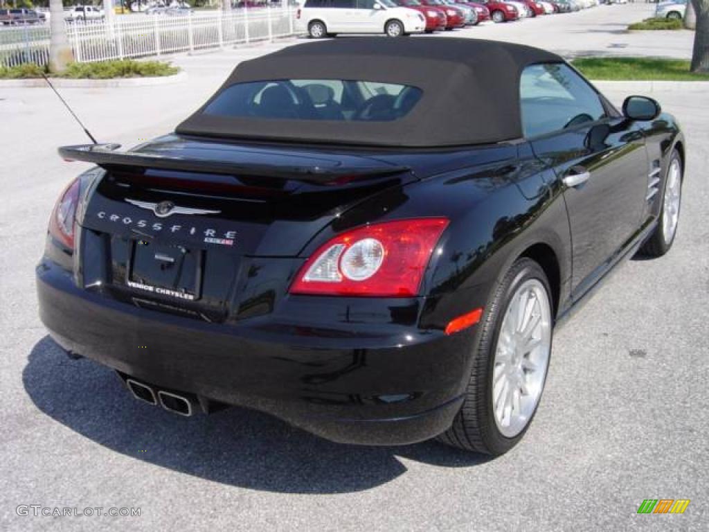 Black 2005 Chrysler Crossfire SRT-6 Roadster Exterior Photo #14597683