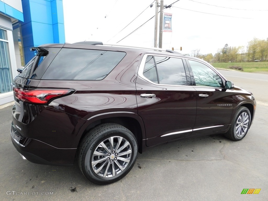 2023 Traverse Premier - Black Cherry Metallic / Jet Black/Maple Sugar photo #7