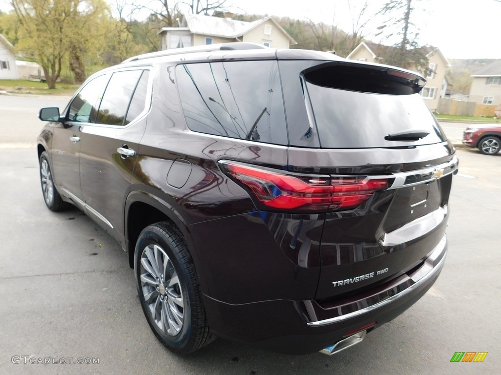 2023 Traverse Premier - Black Cherry Metallic / Jet Black/Maple Sugar photo #10