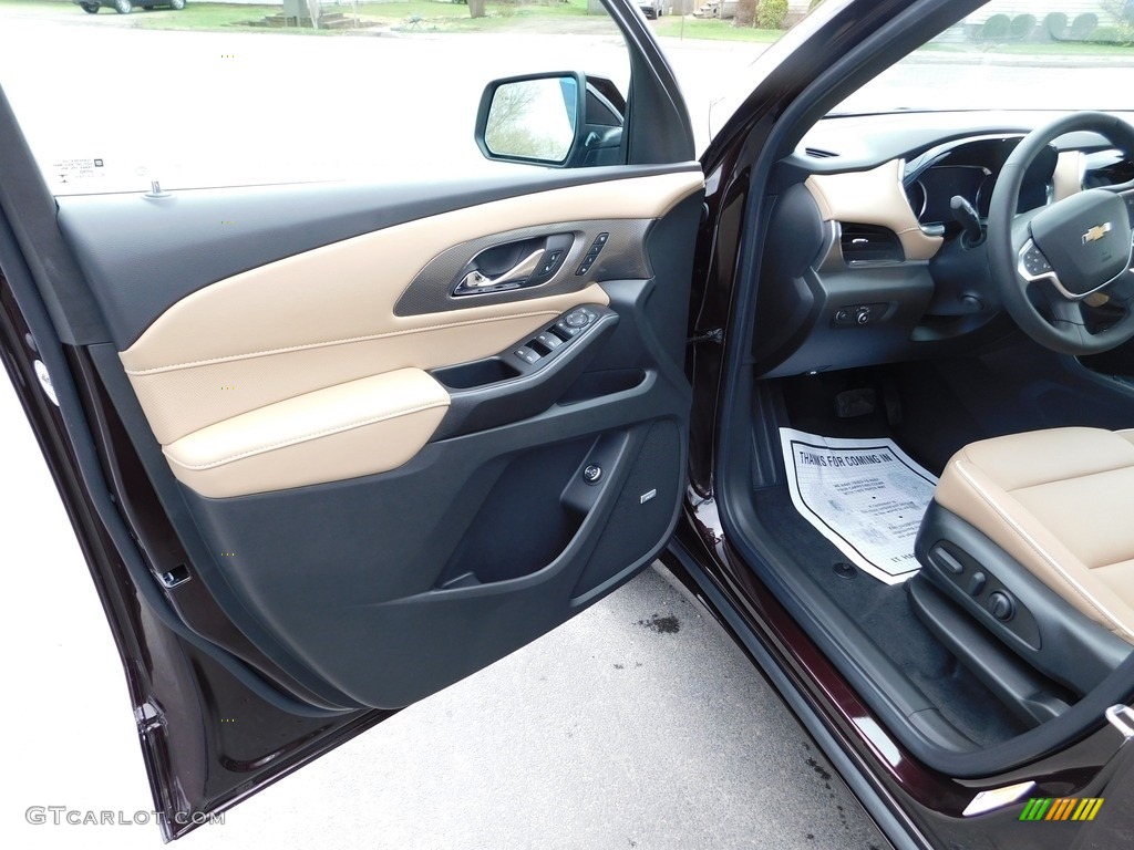 2023 Traverse Premier - Black Cherry Metallic / Jet Black/Maple Sugar photo #16