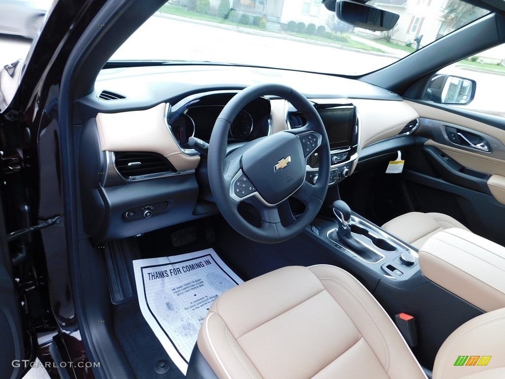 Jet Black/Maple Sugar Interior 2023 Chevrolet Traverse Premier Photo #145977074
