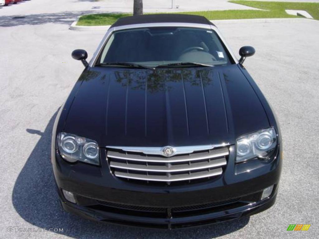 2005 Crossfire SRT-6 Roadster - Black / Dark Slate Grey photo #8