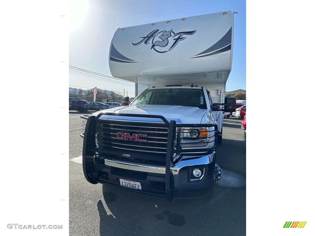 2017 Sierra 3500HD SLE Double Cab - Summit White / Jet Black photo #2