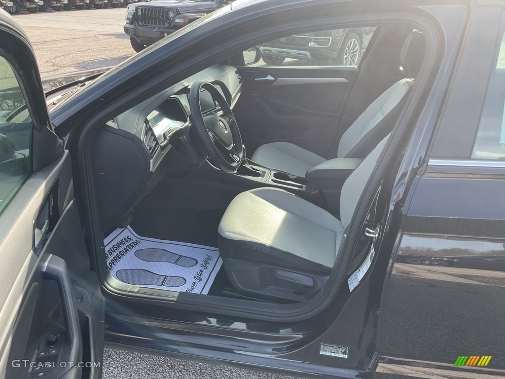 2019 Jetta R-Line - Black / Titan Black/Storm Gray photo #2
