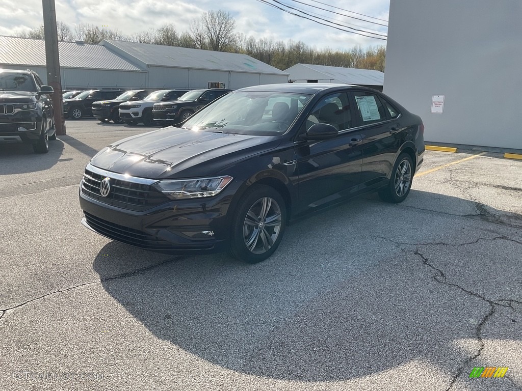 2019 Jetta R-Line - Black / Titan Black/Storm Gray photo #7