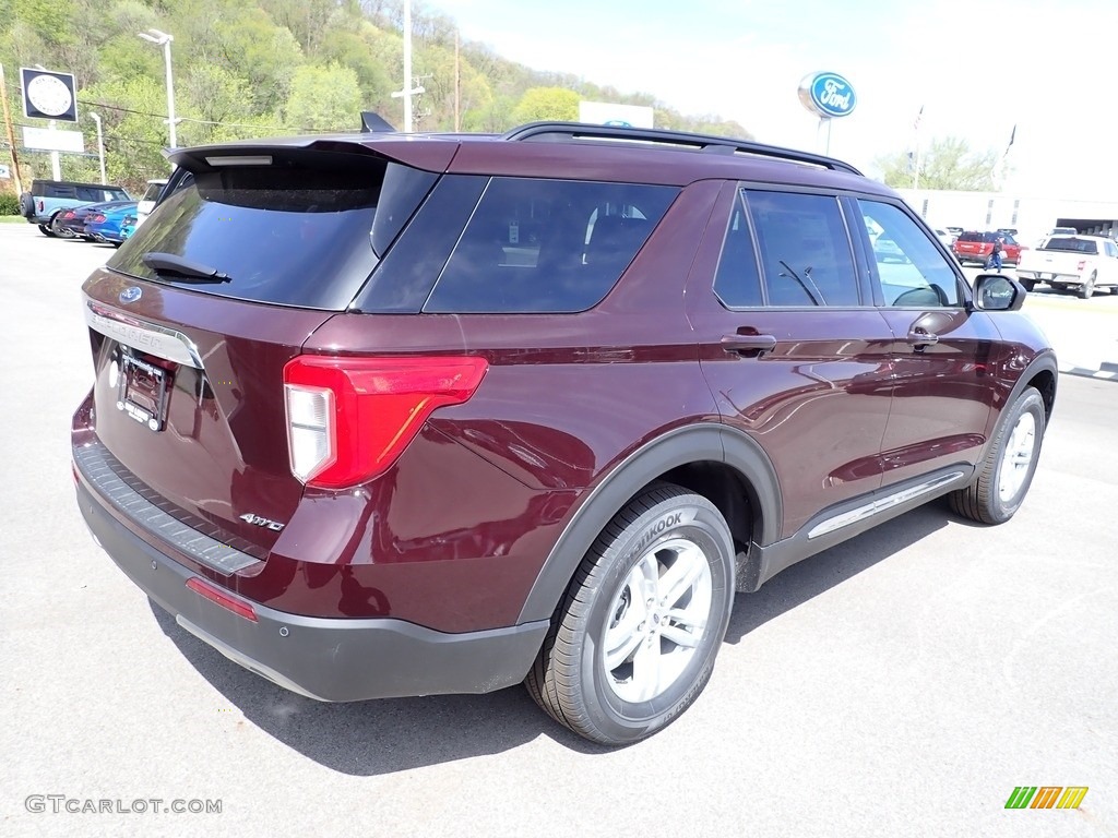 Jewel Red Metallic 2023 Ford Explorer XLT Exterior Photo #145977654